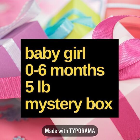 5 lb Build Your Own Bundle Lot! See Instructions in Description Size 0-6 Months - Picture 1 of 1